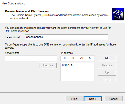 Active Directory DHCP 5