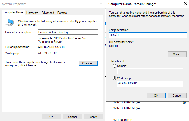 Active Directory Config 2