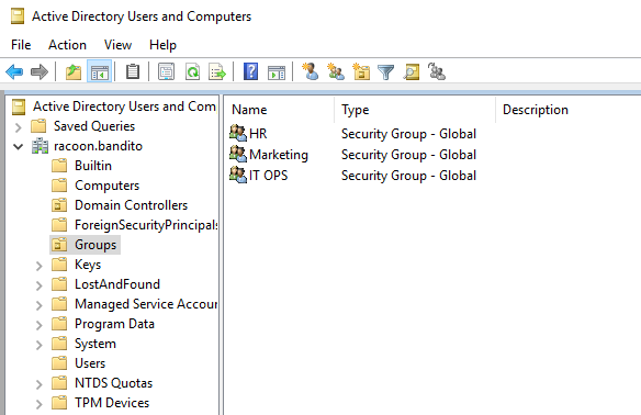 Active Directory Groups 2
