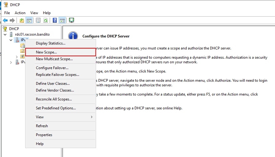 Active Directory DHCP 1