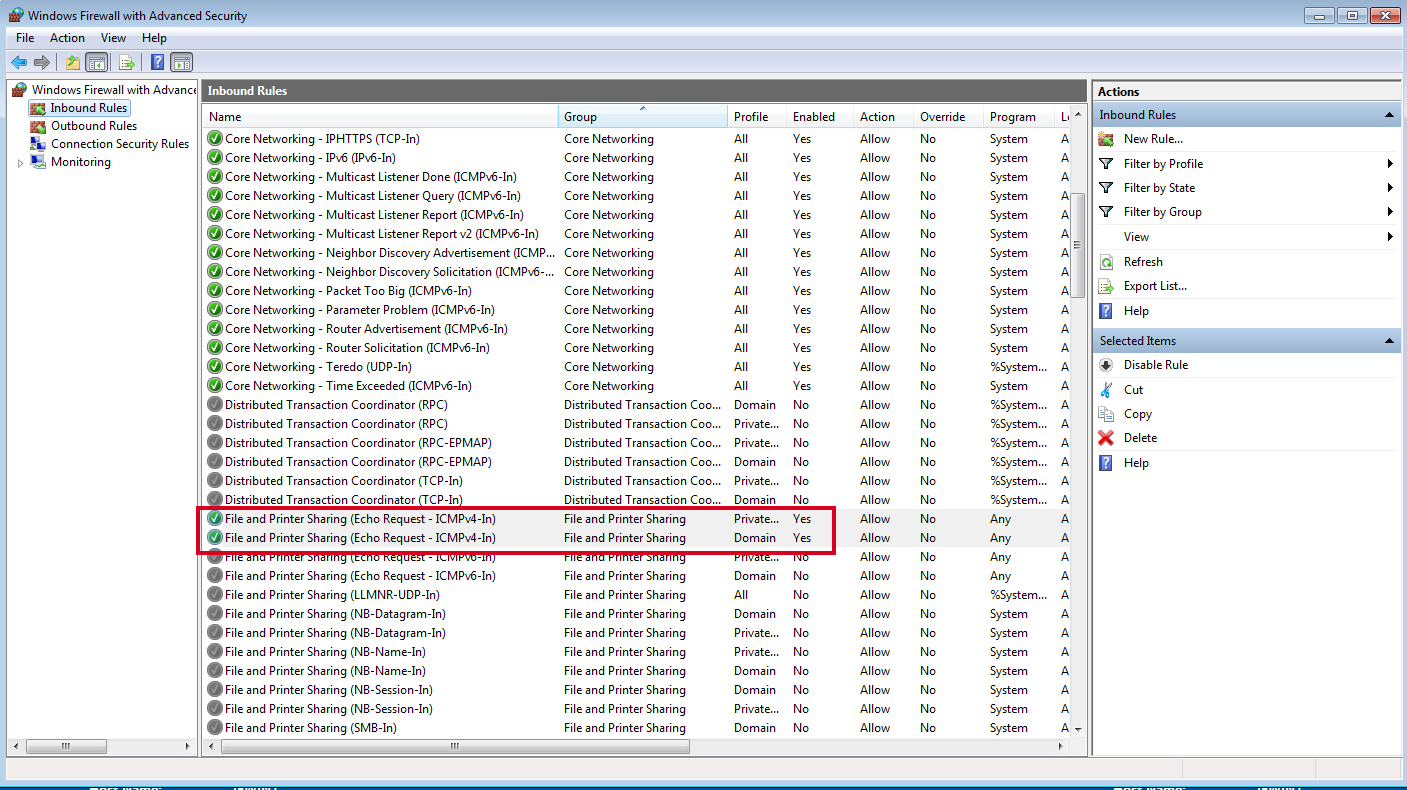 Windows 7 Firewall 2