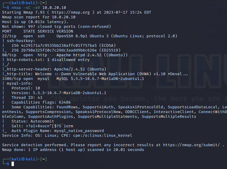 SIEM Network Scanning 2