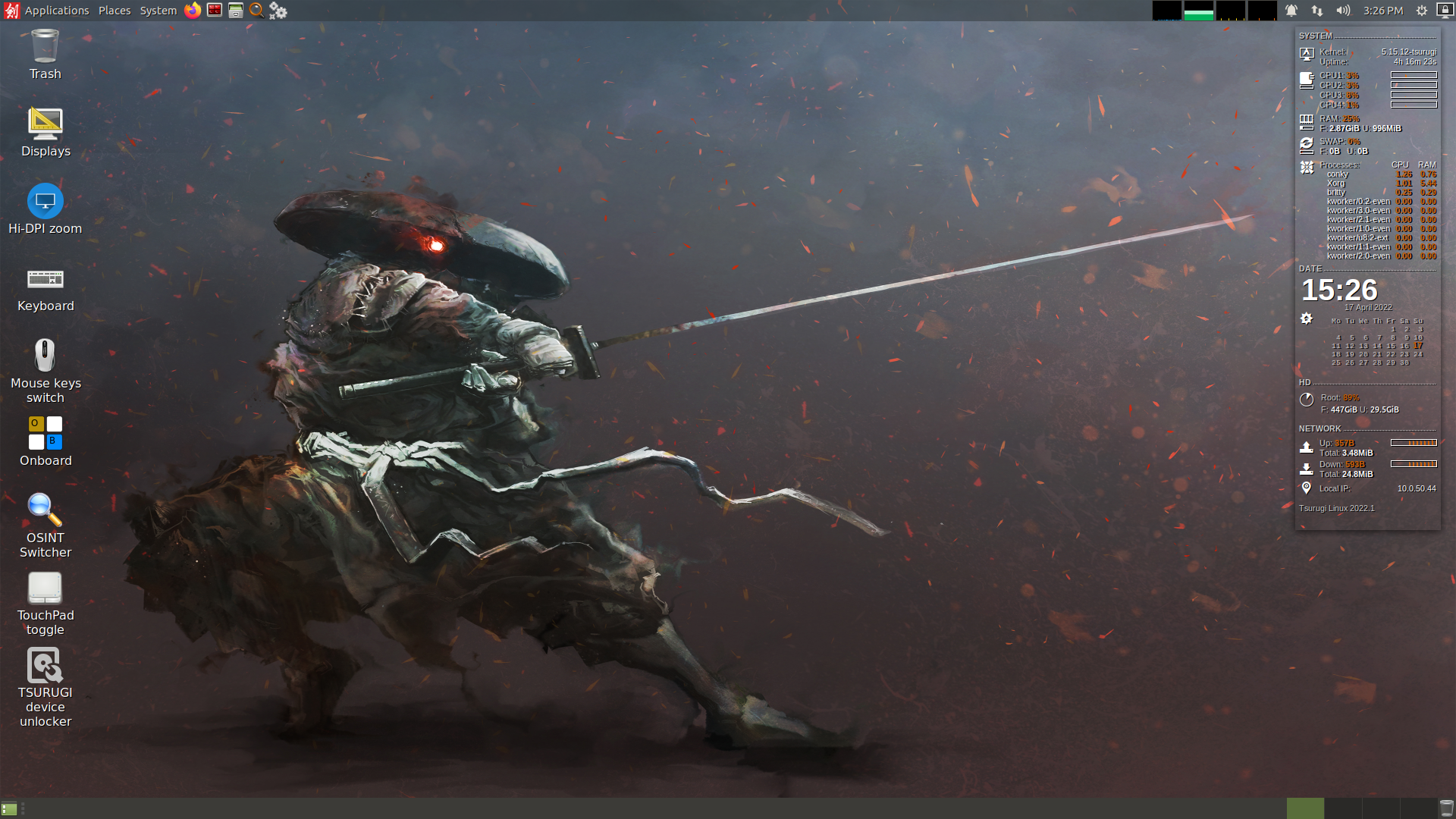 Tsurugi Linux Desktop