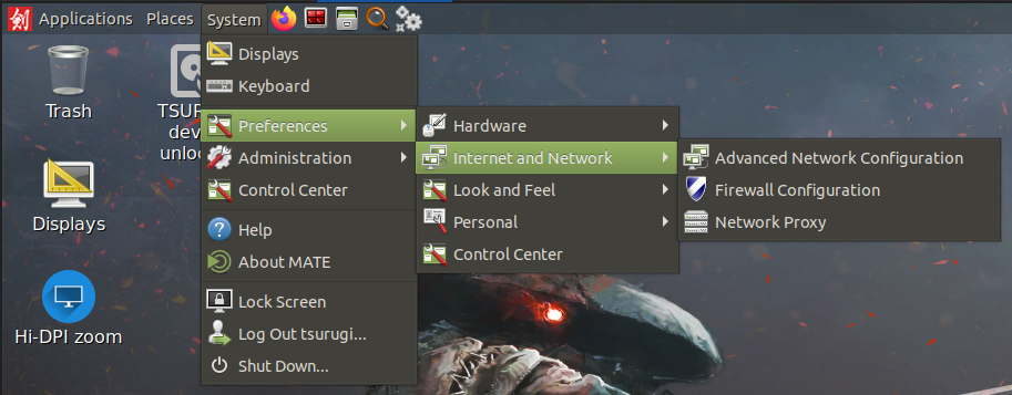 Tsurugi Static IP Configuration